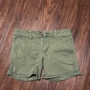 Green shorts